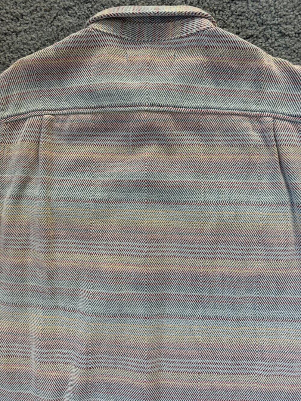 Outerknown Blanket Shirt Sunrise Mojave Stripe Men's Size L - - Picture 14 of 14